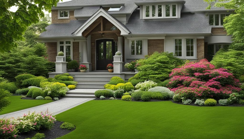 Front yard landscaping