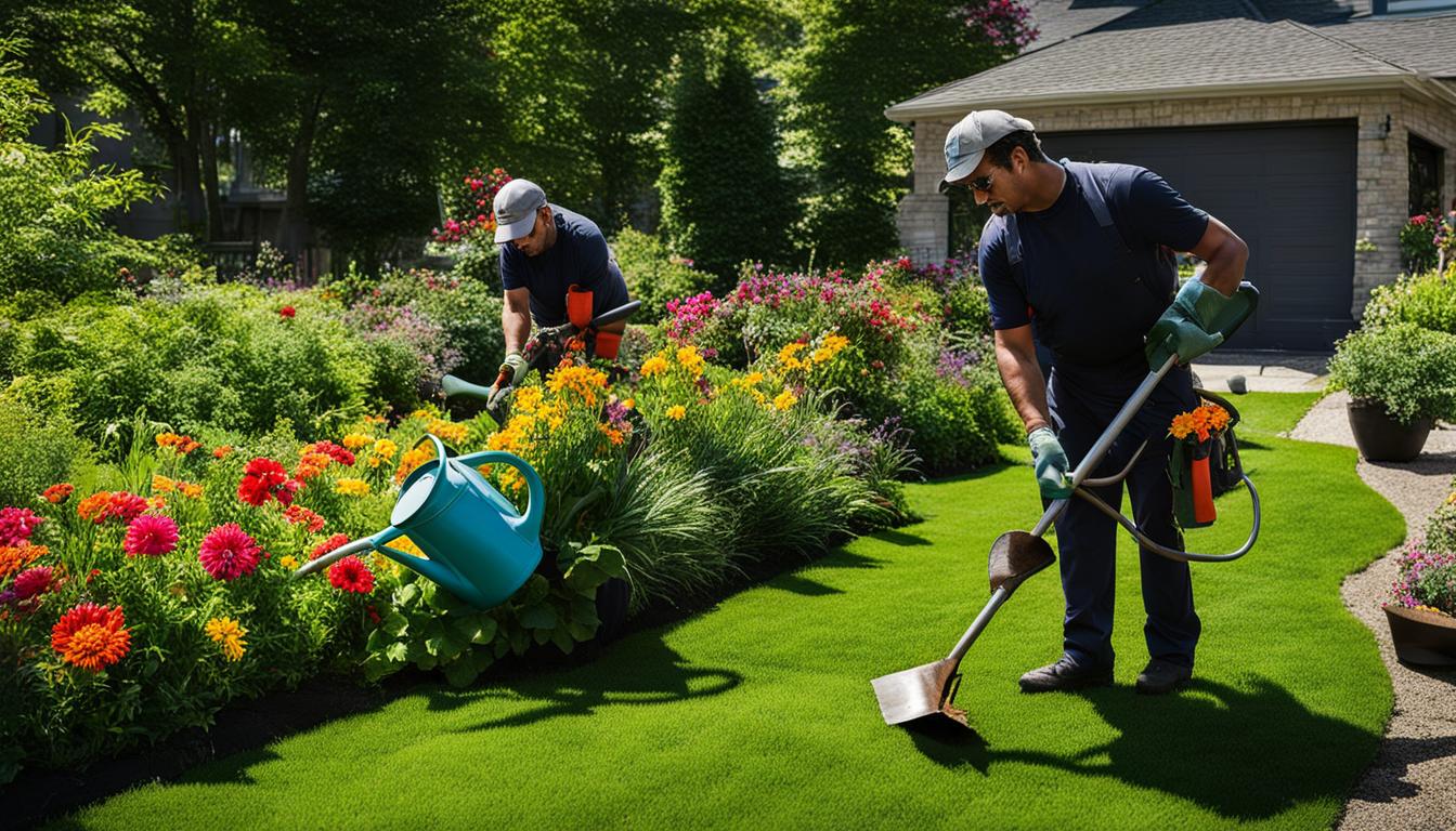 Landscaping contractors