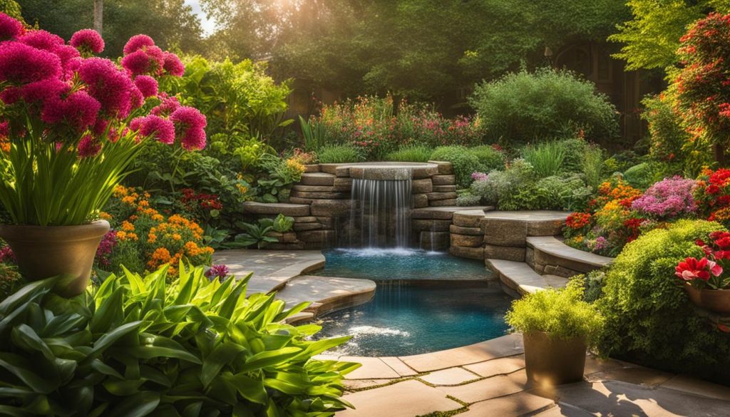 backyard oasis