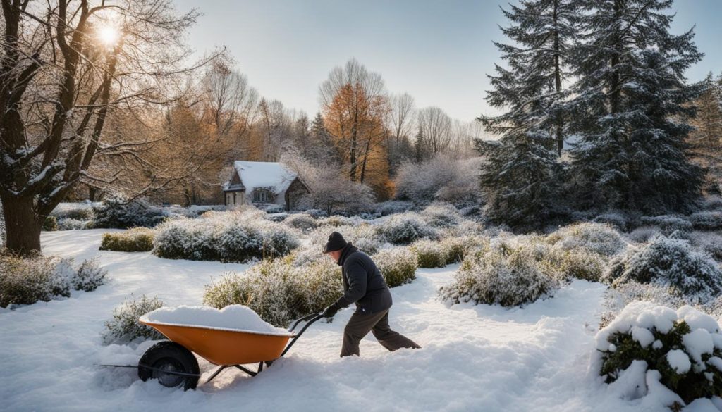 landscape maintenance in winter