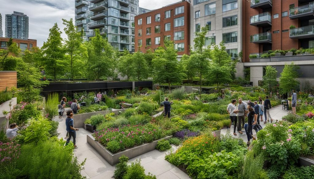 limited space, urban landscaping, Etobicoke