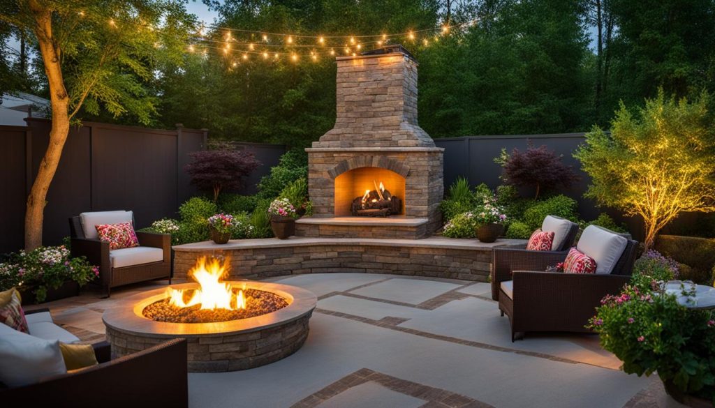 outdoor living space