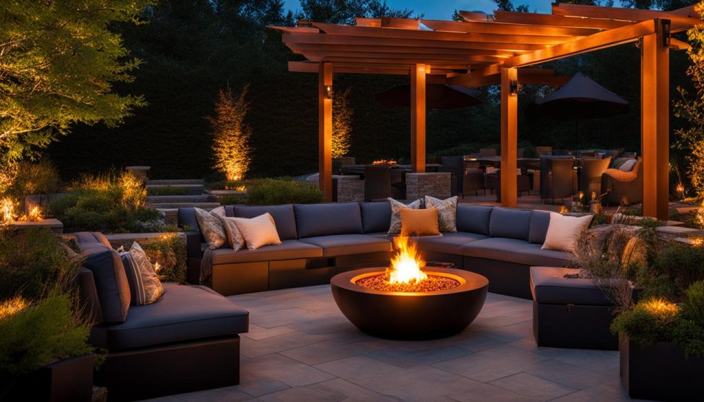 Outdoor fire features