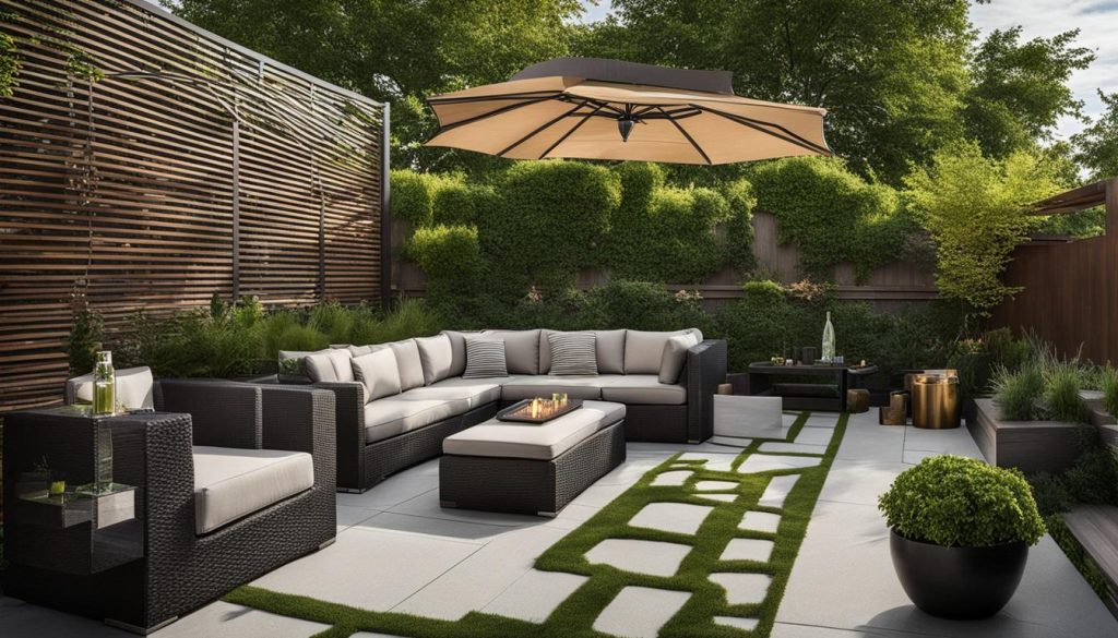 Shade and Privacy in Outdoor Living Space
