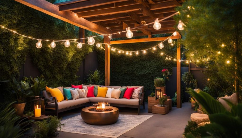 Stylish and Cozy Patio